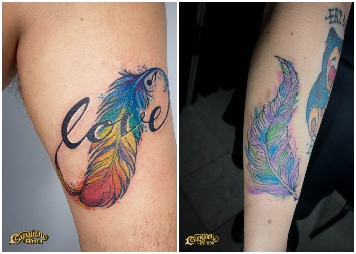 Tatuajes de plumas: un símbolo de belleza y libertad