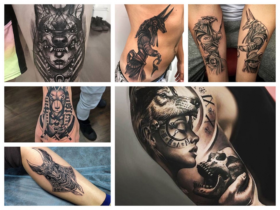 Tatuajes del Dios Anubis - Camaleon Tattoo Lugo