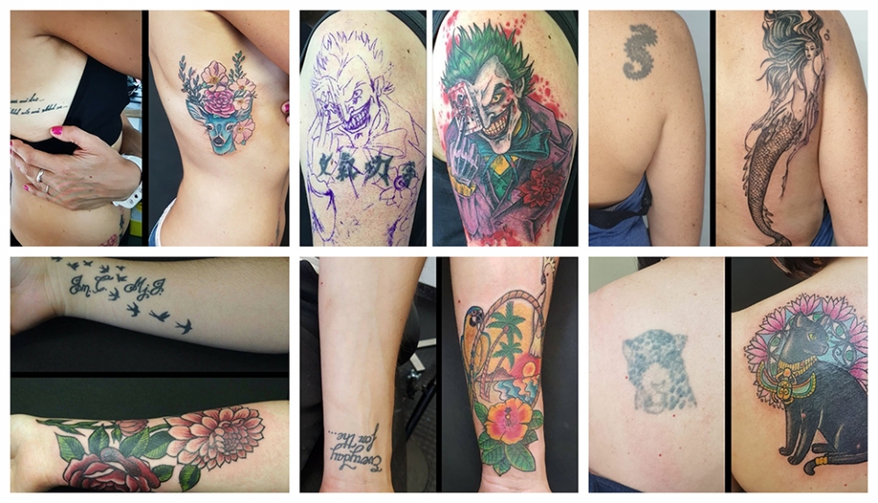 Cover de tatuaje en Lugo — Camaleon Tattoo