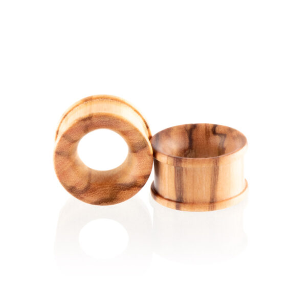 Dilatación madera olivo Tunnel para oreja en tienda Online Piercings y Dilataciones