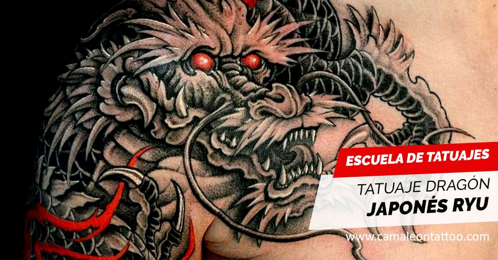 Dragón japonés Ryu Tattoo