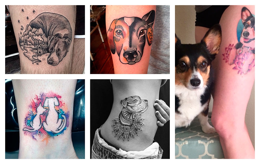 Tatuajes de perros, ideas, simbología y significado