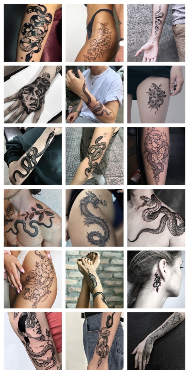 Imágenes tatuajes de serpientes