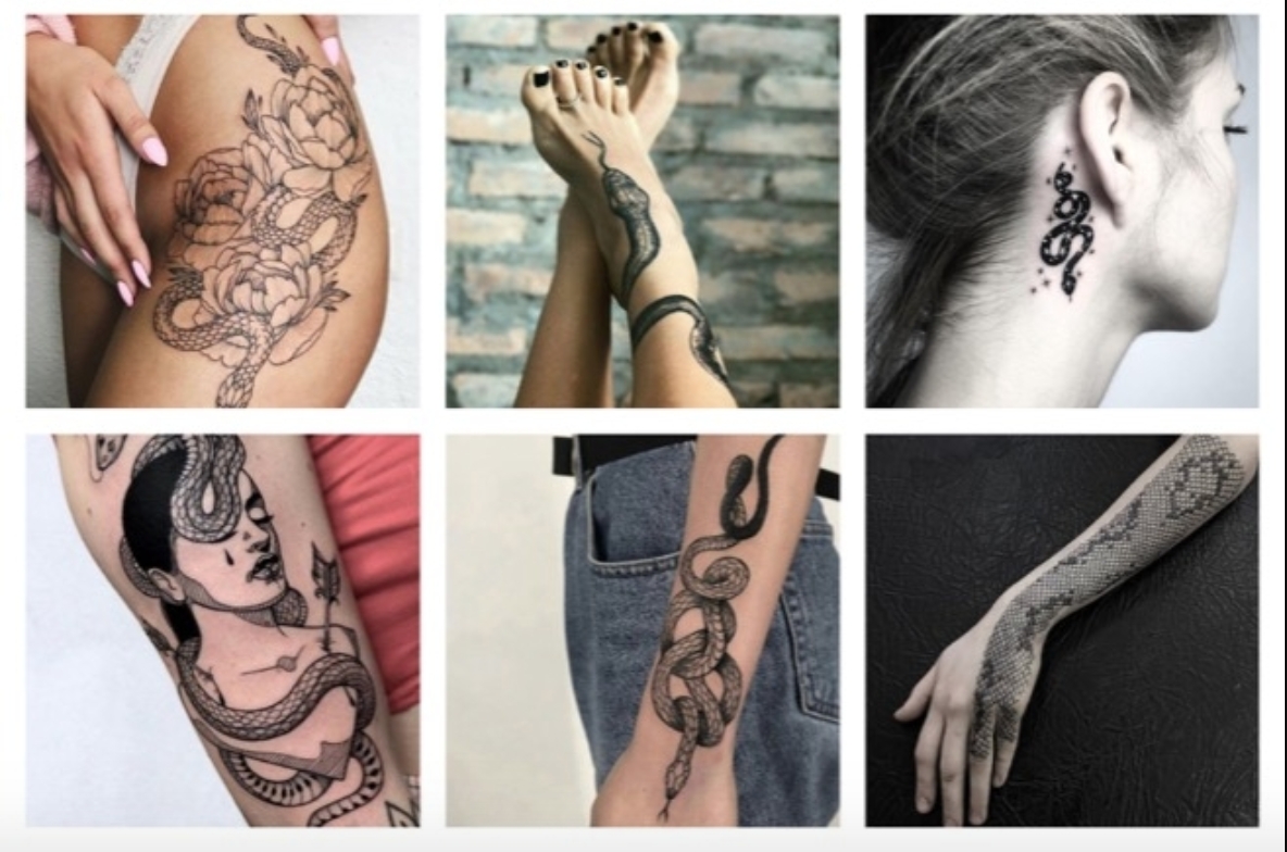 Tatuajes de serpientes, ideas, tipos y significado
