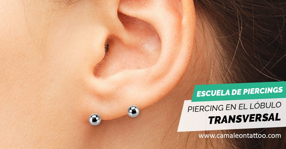 Piercing en el lóbulo transversal ¿Cómo se hace?