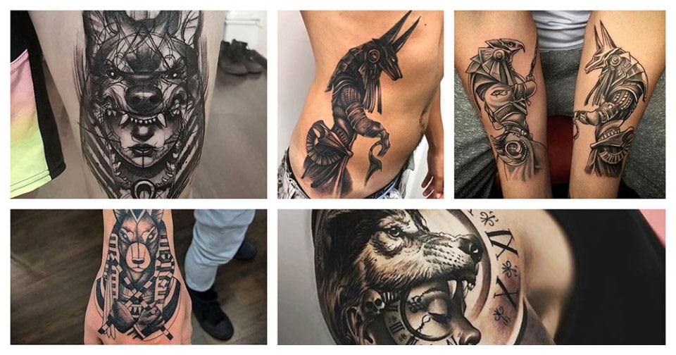 Los tatuajes egipcios: el Dios Anubis de la ultratumba