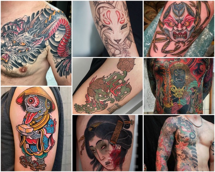 ᐈ Guía de tatuajes de la mitología japonesa - Camaleon Tattoo
