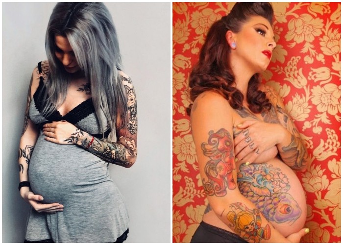 ¿Es seguro hacerse un tatuaje estando embarazada? Tattoos para mamás