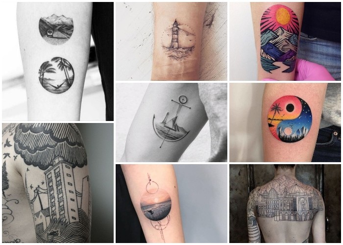 Tatuajes de paisajes: guía de estilo