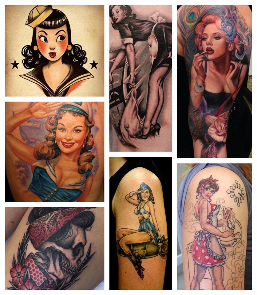 Fotos de tatuajes Pin-up