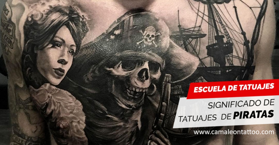 Significado de los tatuajes de piratas, barcos y corsarios