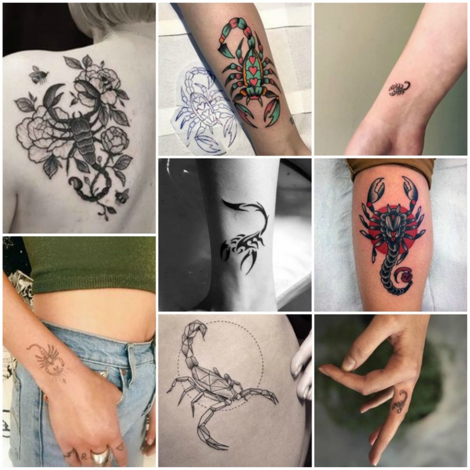 tatuajes de escorpiones en la cultura maya y el budismo