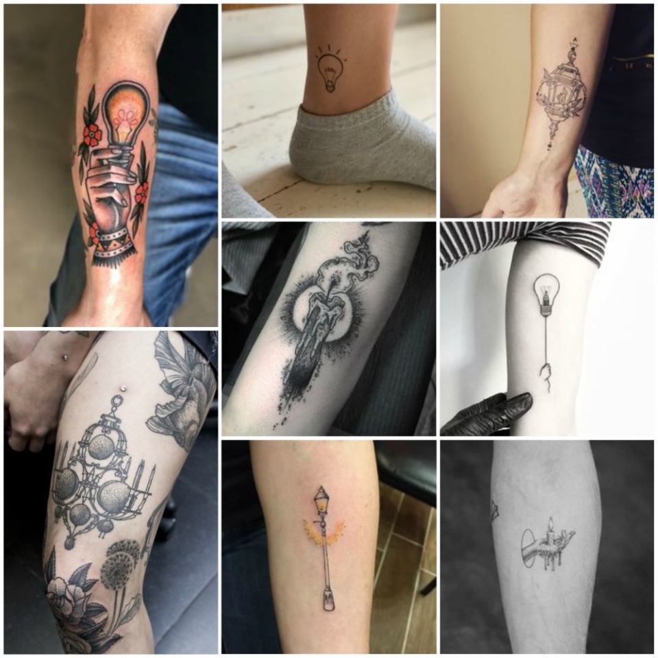 el significado de los tatuajes de luz y velas