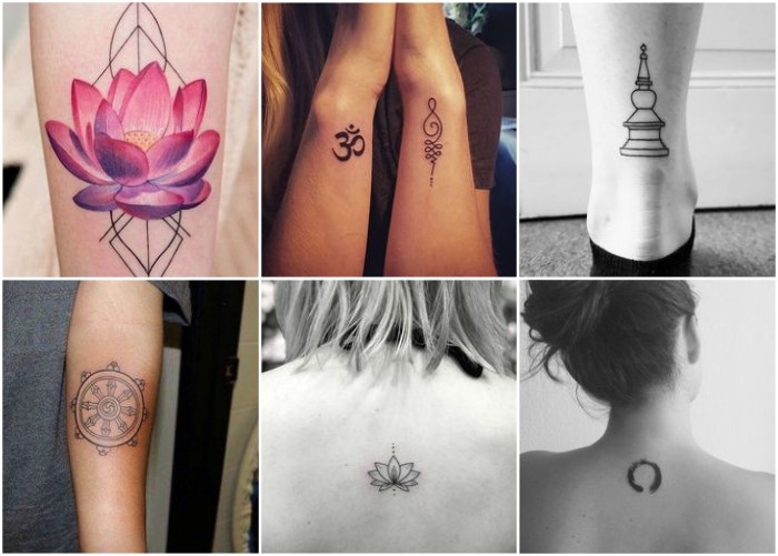 tatuajes con simbolos budistas