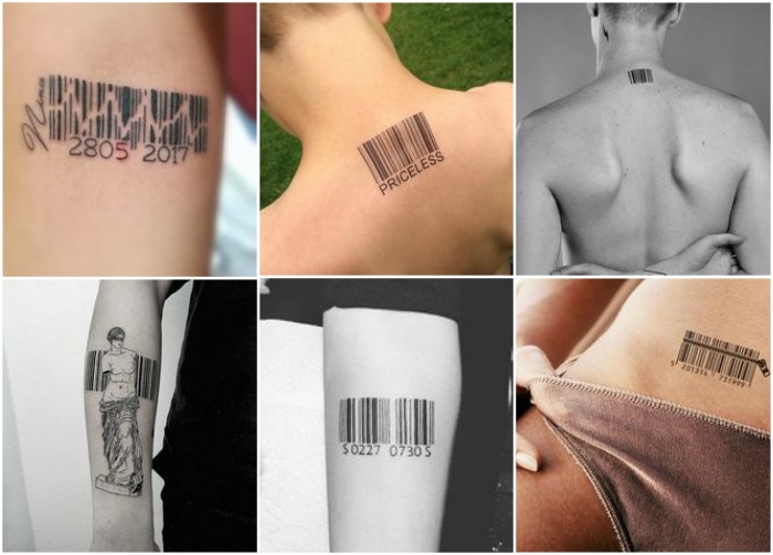 tatuajes de codigo de barras