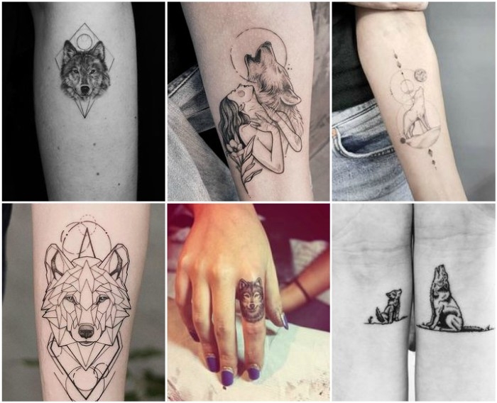 tatuajes de lobo pequenos