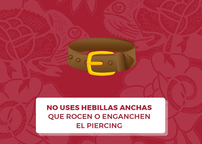 curar un piercing en el ombligo