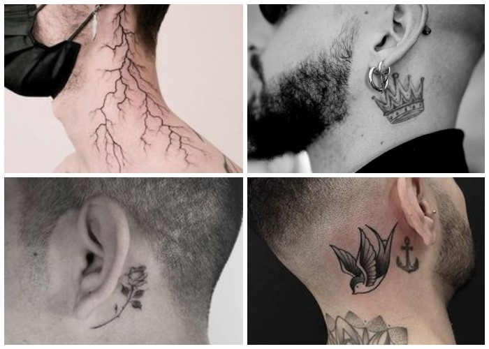 tattoos en el cuello