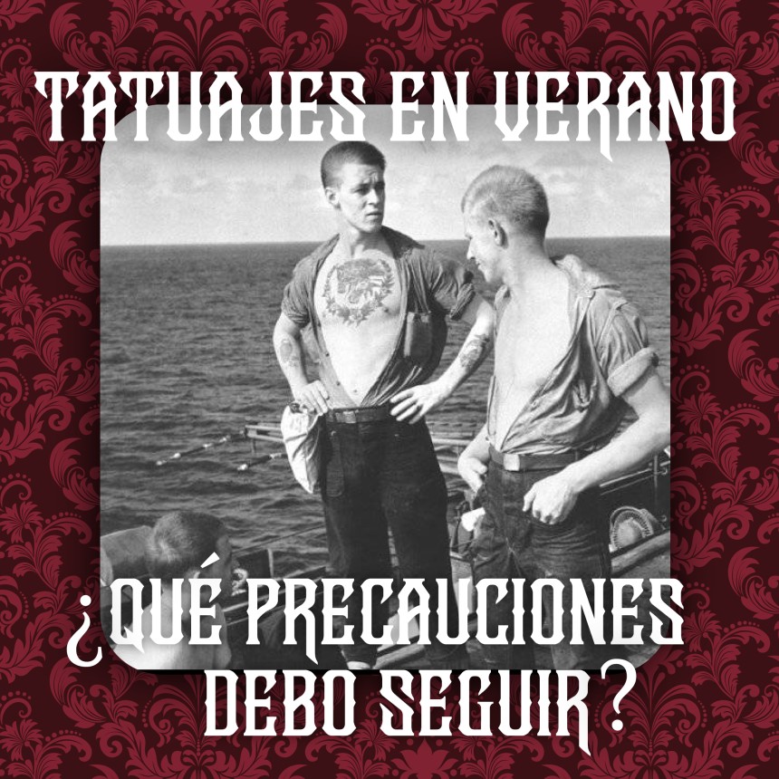 precuaciones y cuidados tatuajes en verano