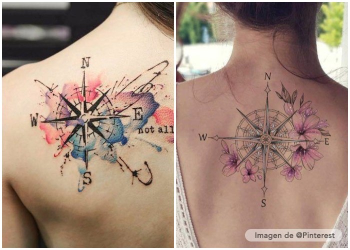 tatuajes de brujulas