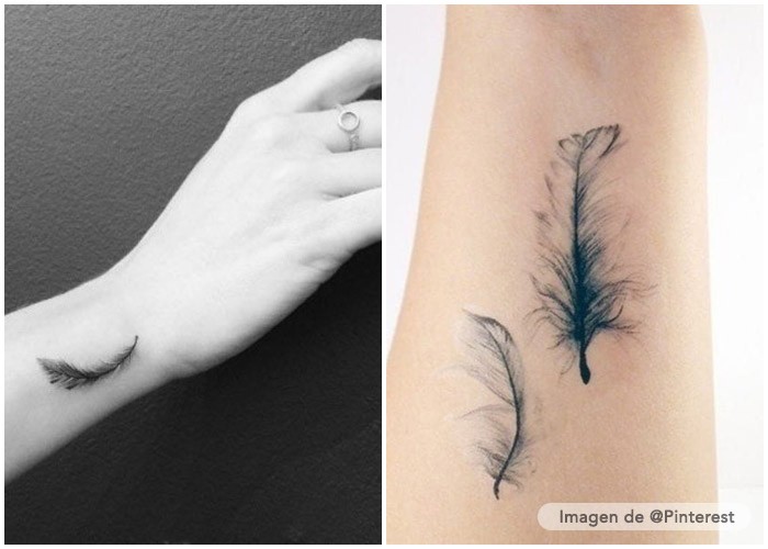 tatuajes de plumas