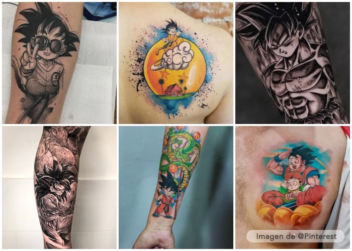 tatuajes goku dragon ball