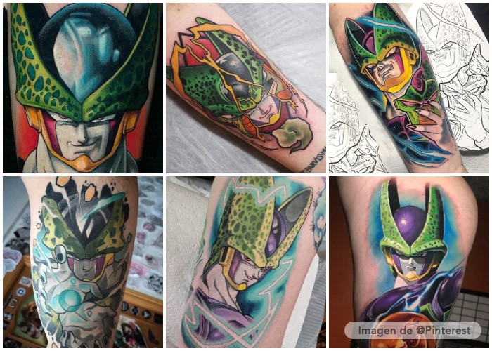 tatuajes celula dragon ball