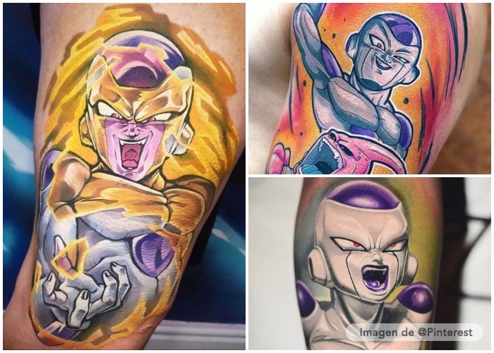 tatuajes freezer dragon ball