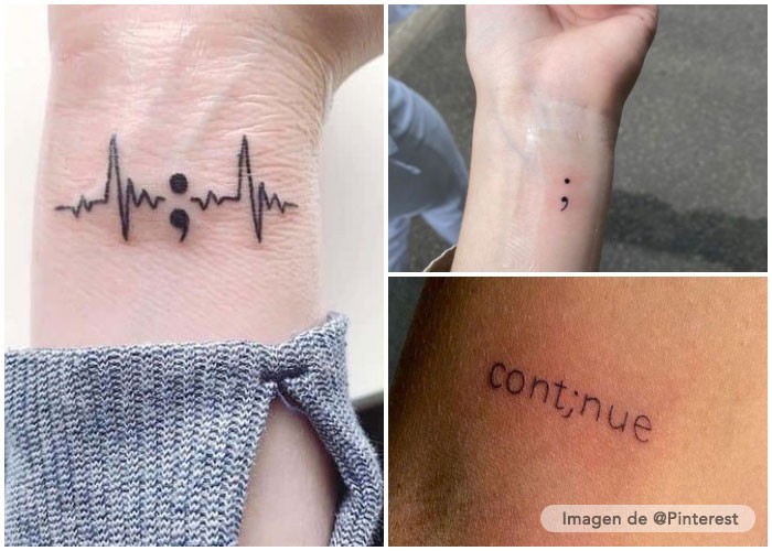 significado tatuajes punto y coma