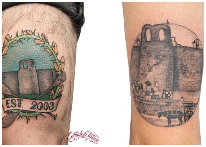 tatuajes de galicia muralla de Lugo