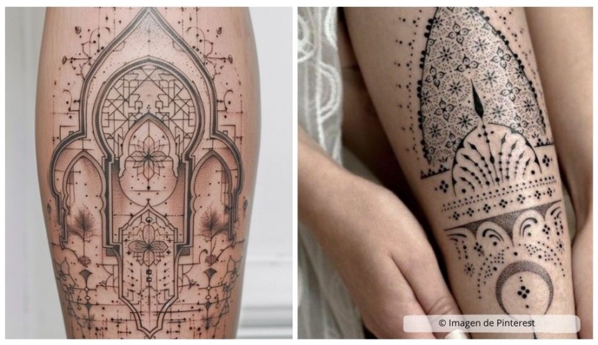 Tatuajes de cultura árabe: desiertos, símbolos espirituales, mosaicos y mucho más
