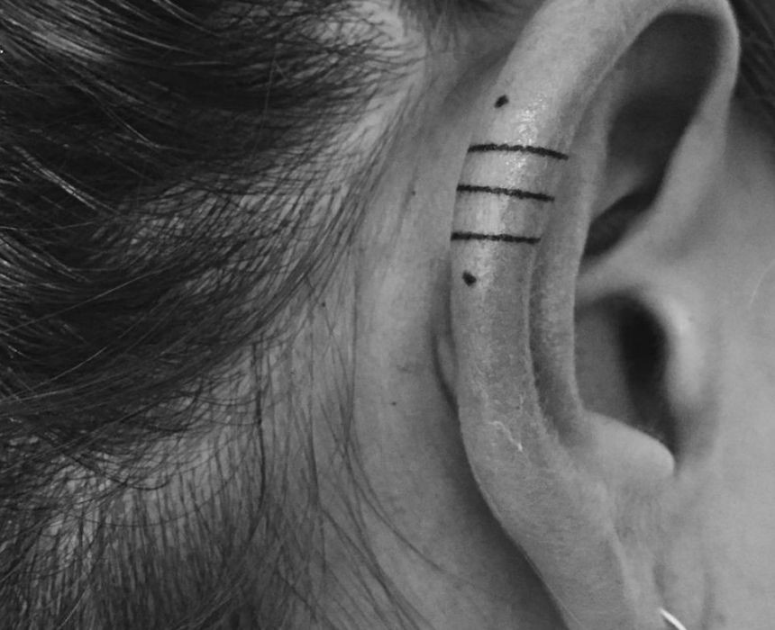 tatuajes en la oreja en Lugo